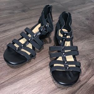 Croft & Barrow Ortholite Black Sandals